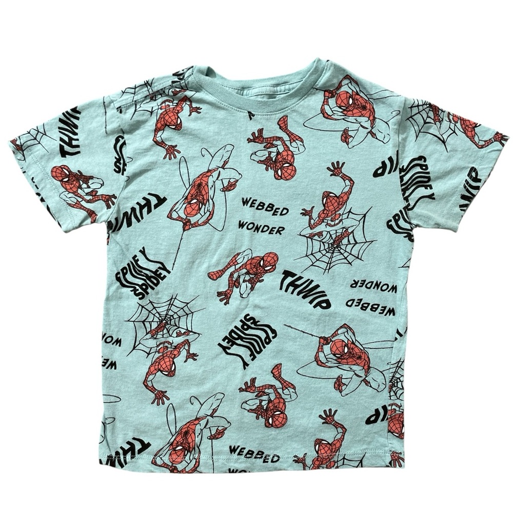 C36- Spider-Man Graphic T-Shirt Marvel Tee Boys Small